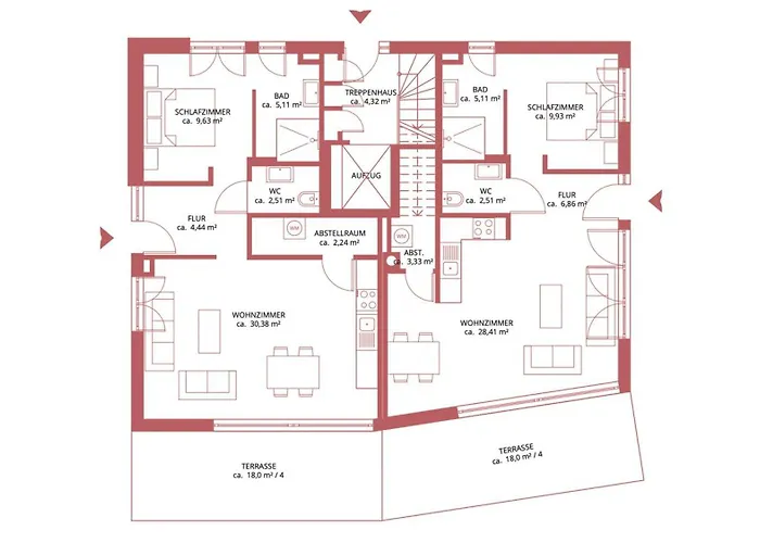 Residenz - Waldspaziergang - Terrasse - Sauna - Parkplatz Bad Zwischenahn