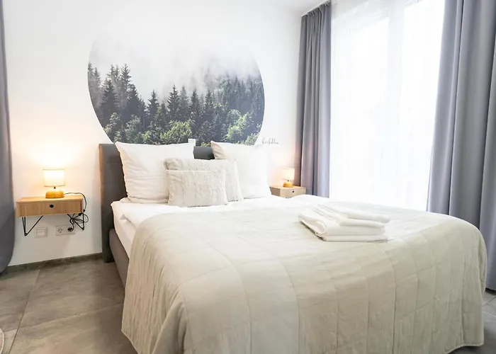 Lejlighed Residenz - Waldspaziergang - Terrasse - Sauna - Parkplatz